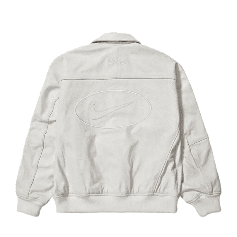 Chamarra Supreme x Nike Varsity Blanca