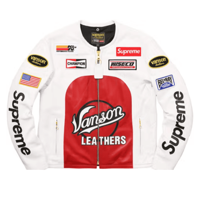 Chamarra Supreme Leather Star Vanson Biker
