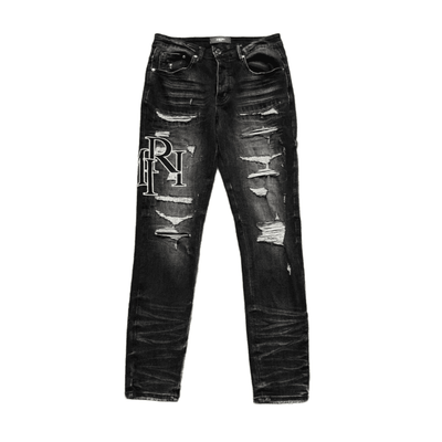 Pantalón Amiri Black Patch Jeans