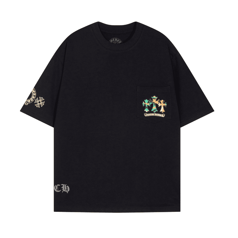 Playera Chrome Hearts Cemetery Cross Logo