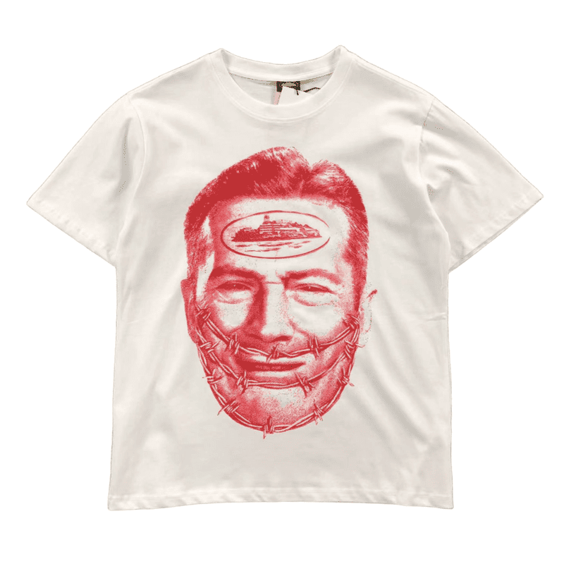 Playera Corteiz Dead Prezzy Blanca