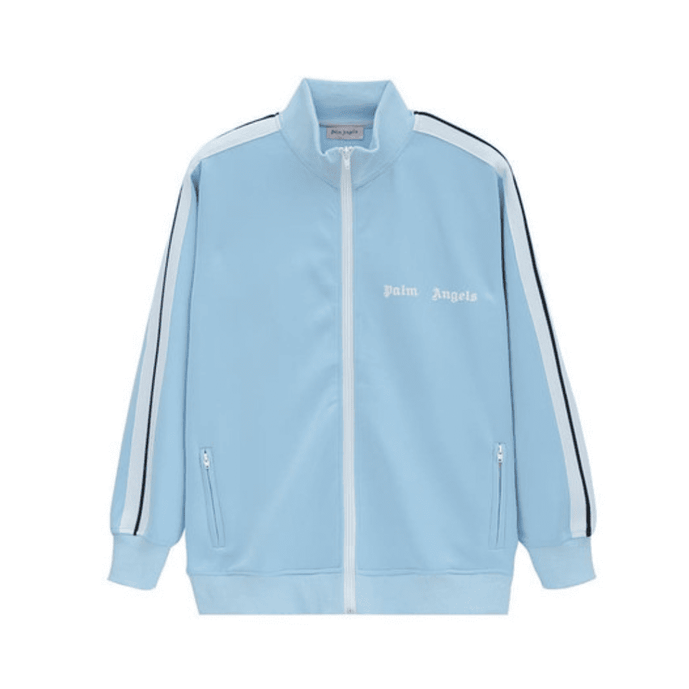 Chamarra Palm Angels Logo Blue