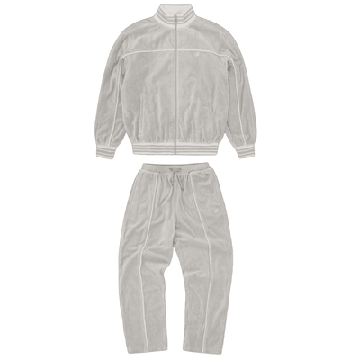 Conjunto Corteiz Veludo Gris