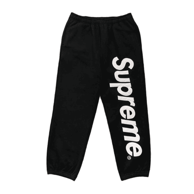 Pantalón Supreme Satin Appliqué Preta