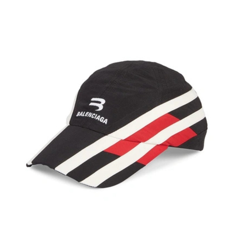 Gorra Balenciaga Track Sporty B Black Red