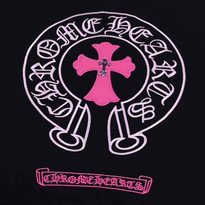 Playera Chrome Hearts Pink Cross Preta