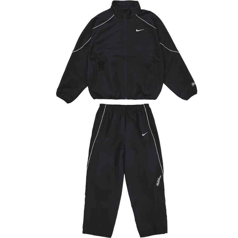 Conjunto Supreme x Nike Track Negro