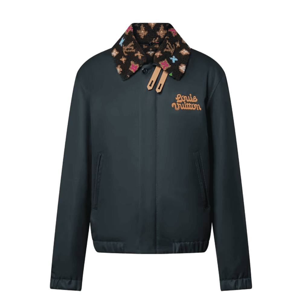 Chamarra Louis Vuitton  Aviator Monogram Fleece Collar