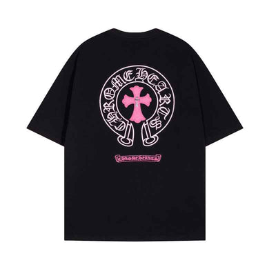 Playera Chrome Hearts Pink Cross Preta