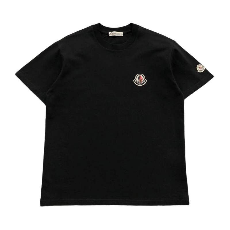 Playera Moncler Logo Preta