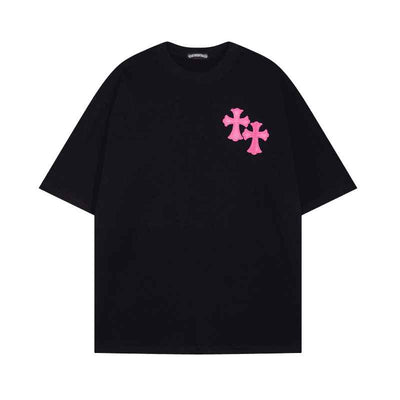 Playera Chrome Hearts Pink Cross Preta