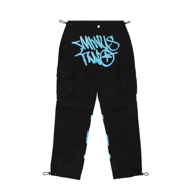 Pantalón Minus Two Cargo Negro/Azul
