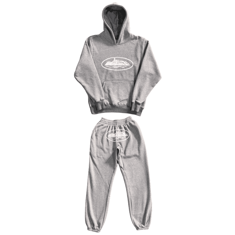 Conjunto Moletom Corteiz  RTW Gris