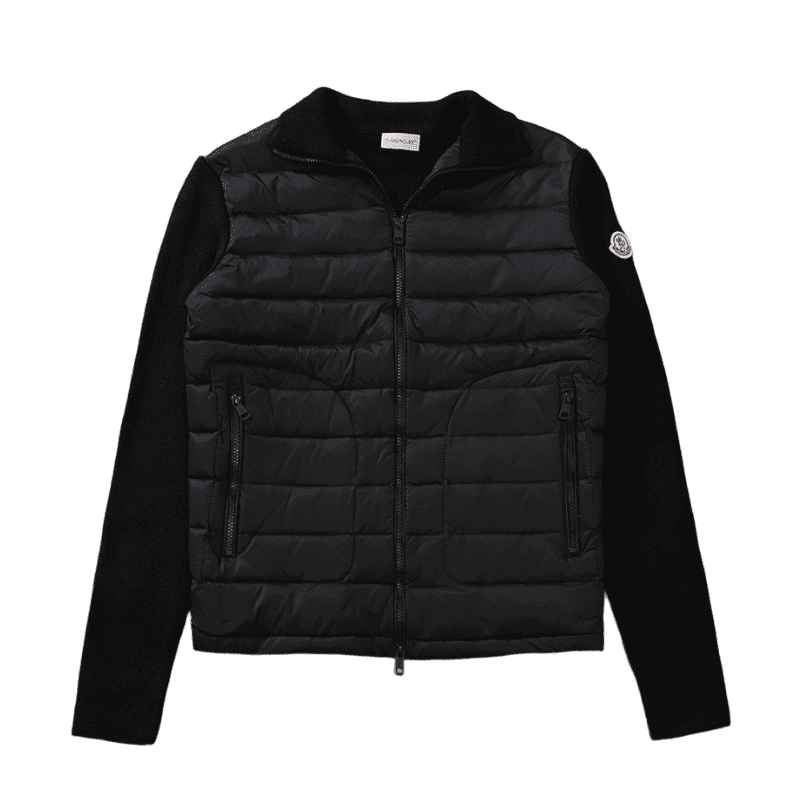 Chamarra Moncler Matelassê knitting Preta