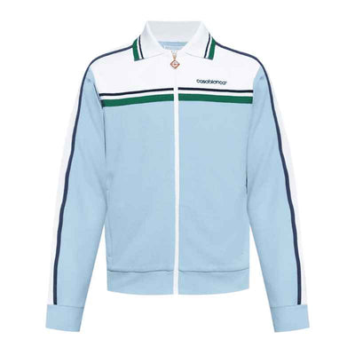 Chamarra Casablanca Sport Logo azul