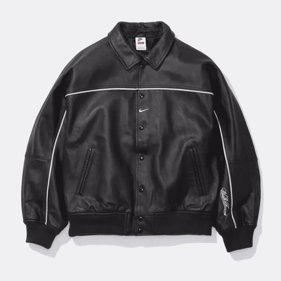 Chamarra Supreme x Nike Varsity Preta