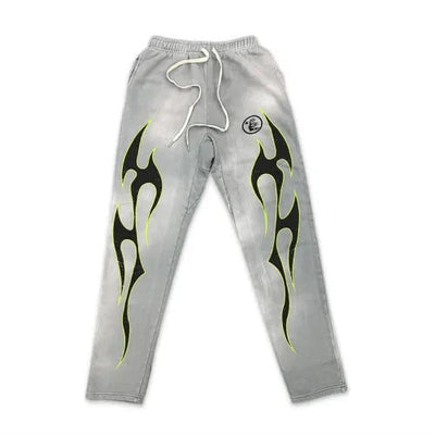 Pantalón Hellstar Grey Future Flame Grey/Green