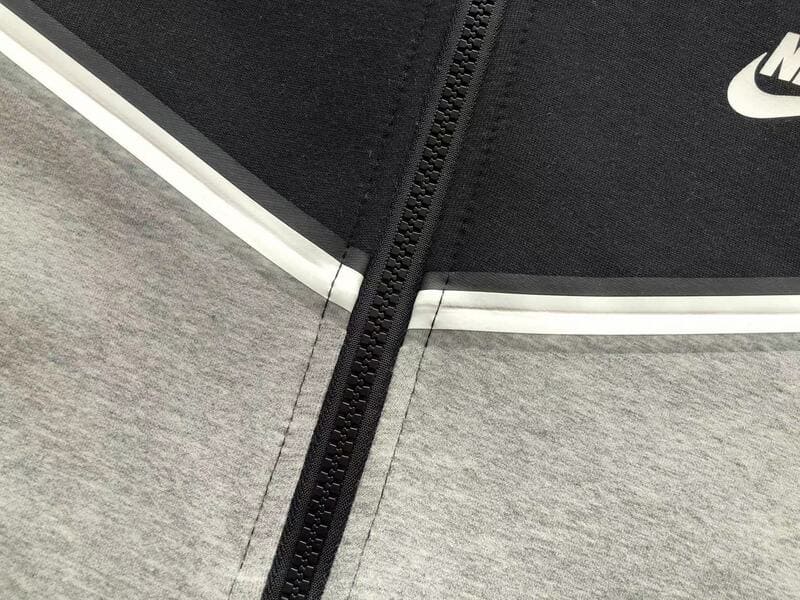 Chamarra Nike Tech Fleece Preta y Gris