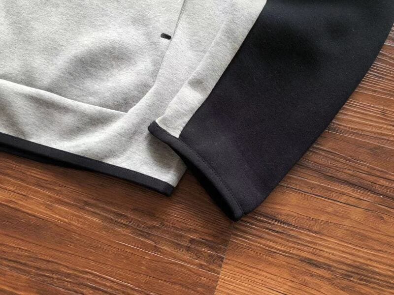 Chamarra Nike Tech Fleece Preta y Gris