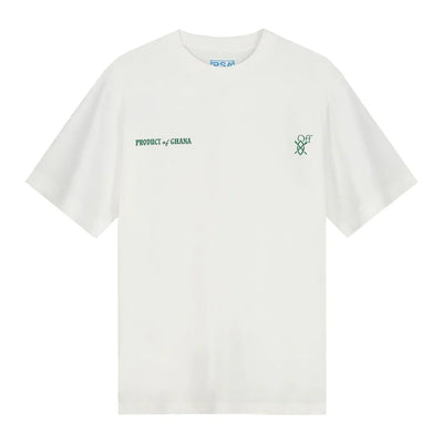 Playera Off-White x Daily Paper x Surf Ghana White