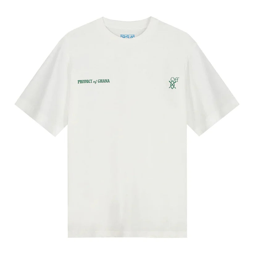 Playera Off-White x Daily Paper x Surf Ghana White