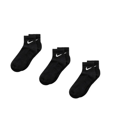 Calcetines Nike Everyday Cushioned Ankle Socks 3 Pares Negro