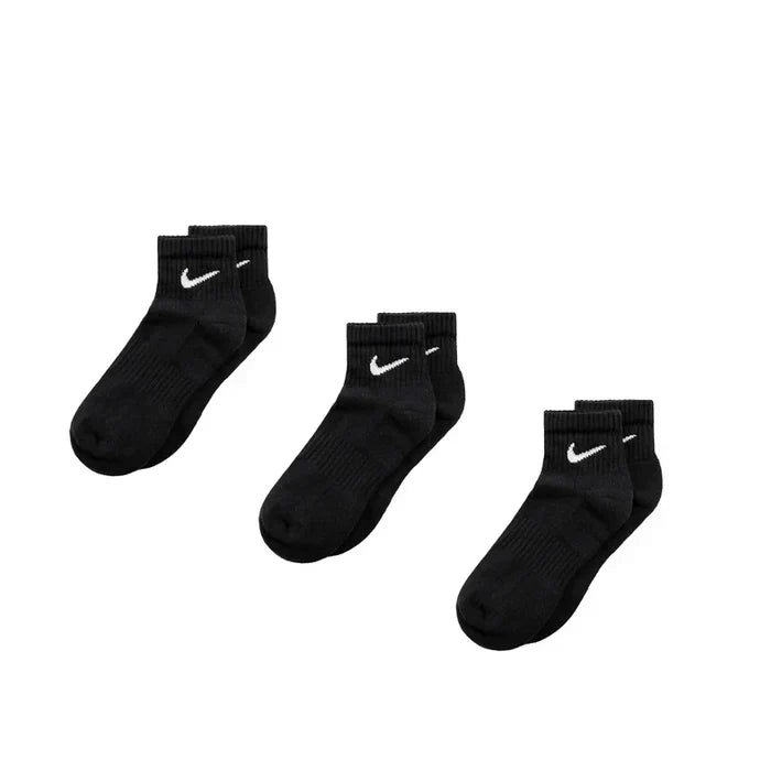 Calcetines Nike Everyday Cushioned Ankle Socks 3 Pares Negro