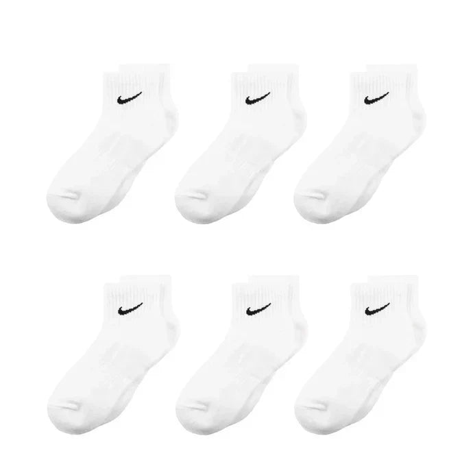 Calcetines Nike Everyday Cushioned Ankle Socks 6 Pares Blanco