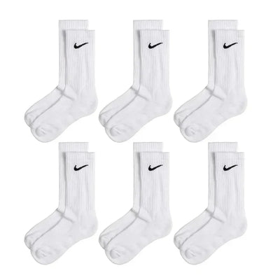 Calcetines Nike Everyday Cushioned Crew Socks 6 Pares Blanco