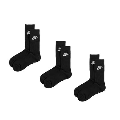 Calcetines Nike Everyday Essential Crew Socks 3 Pares Negro