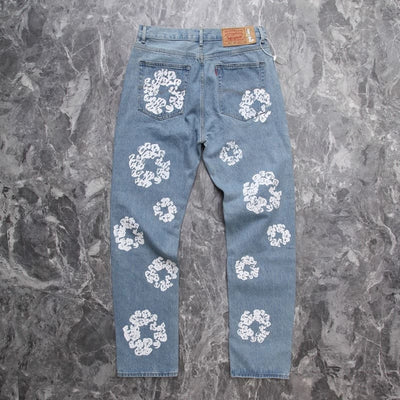 Pantalón Denim Tears x Levi's Cotton Wreath Jean Ligh Wash