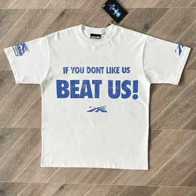 Playera Hellstar Hellstar Beat Us! White