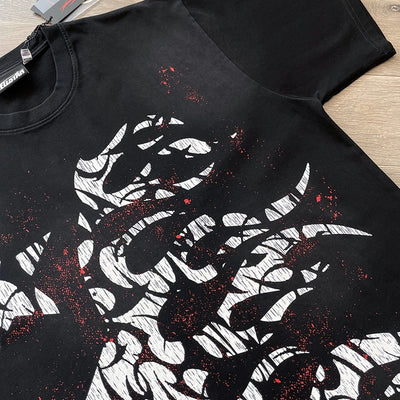 Playera Hellstar Thorn Black Red