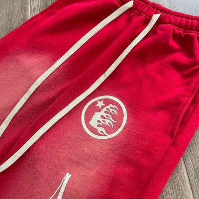 Pantalón Hellstar Red Flare Sweatpants