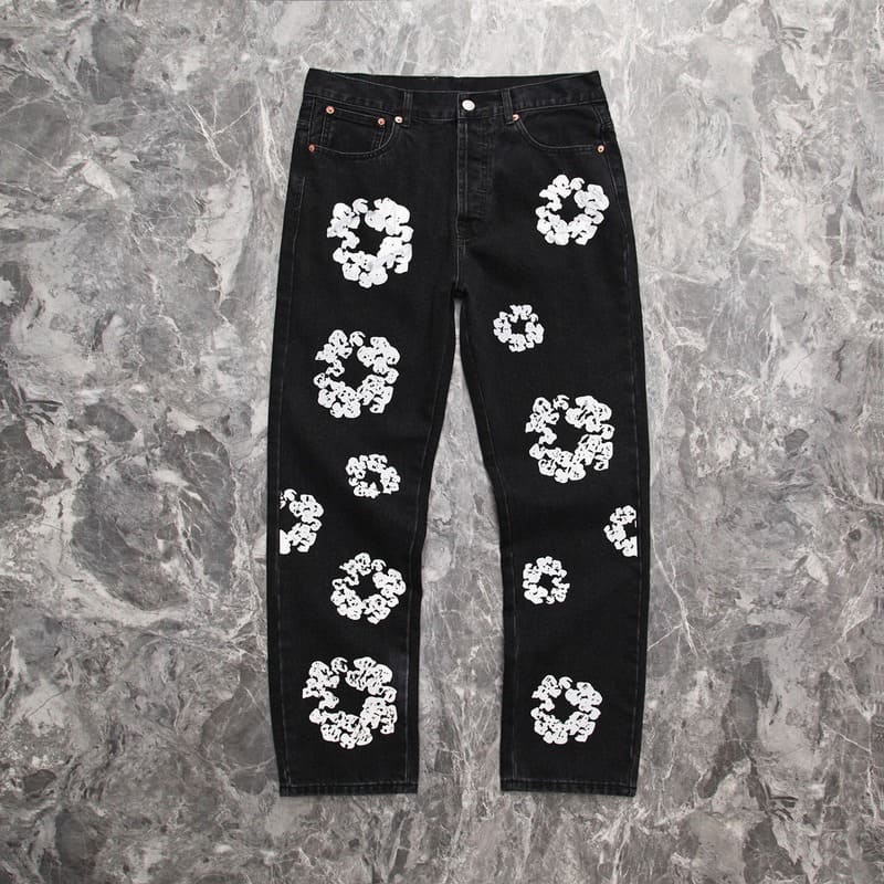 Pantalón Denim Tears x Levi's Cotton Wreath Jean Black