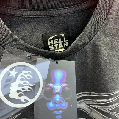 Playera Hellstar Washed Logo