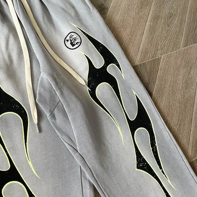 Pantalón Hellstar Grey Future Flame Grey/Green