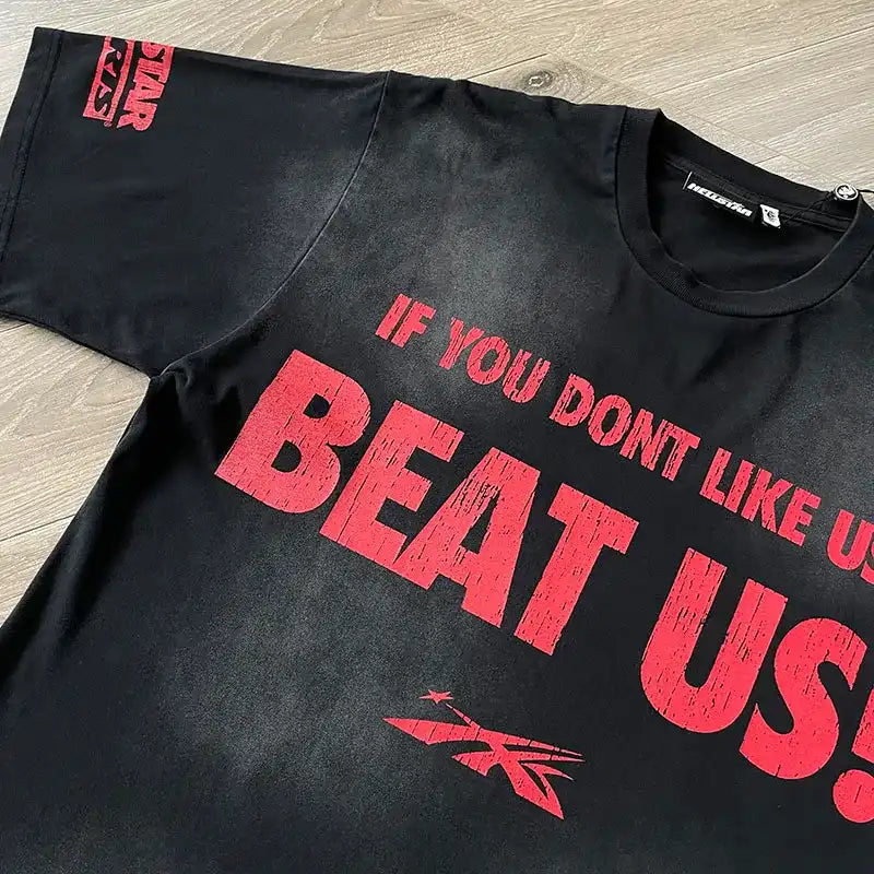 Playera Hellstar Hellstar Beat Us! Black