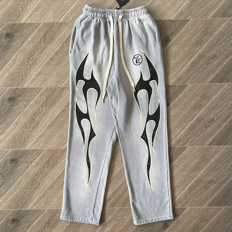 Pantalón Hellstar Grey Future Flame Grey/Green