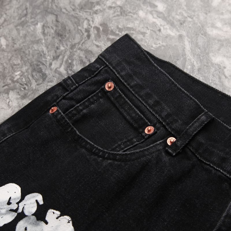 Pantalón Denim Tears x Levi's Cotton Wreath Jean Black
