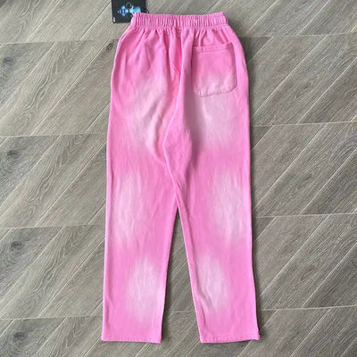 Pantalón Hellstar Flame Sweatpants Pink/Silver