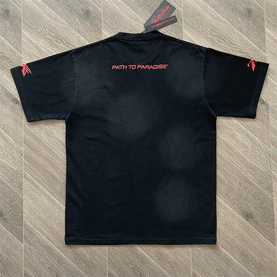 Playera Hellstar Thorn Black Red