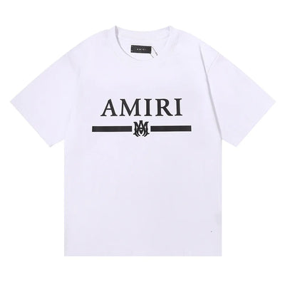Playera Amiri Bar Logo White