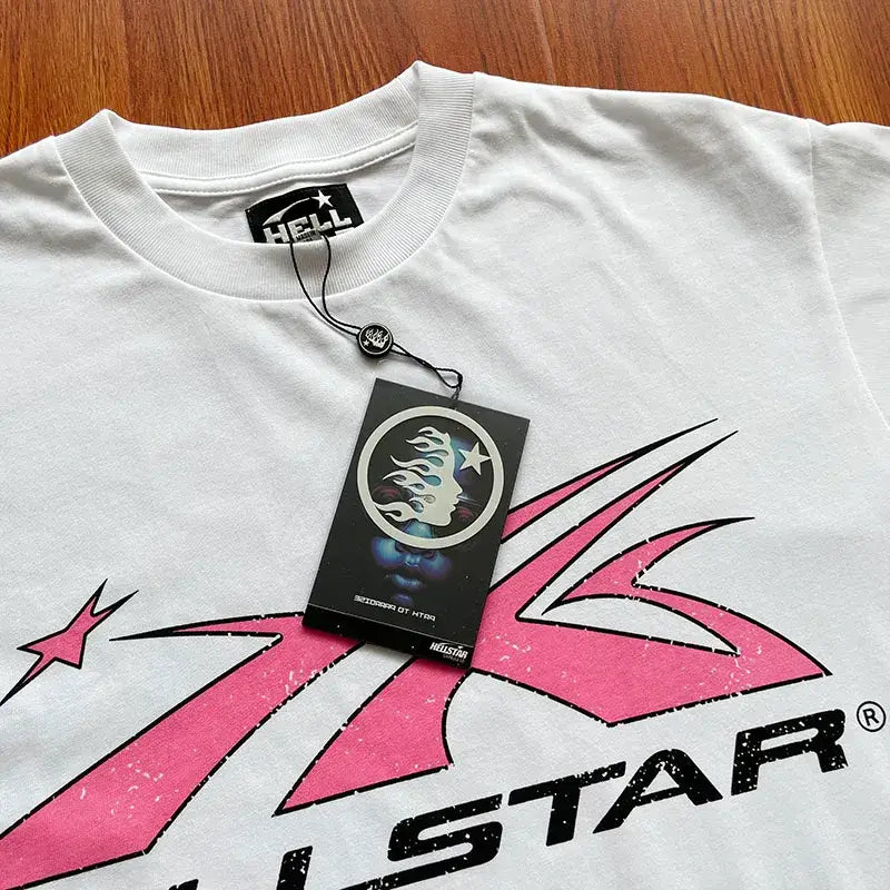 Playera Hellstar Sport Logo White