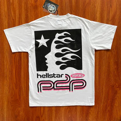 Playera Hellstar Sport Logo White