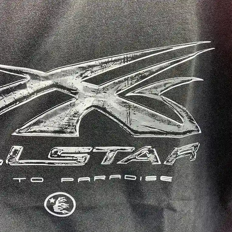 Playera Hellstar Washed Logo