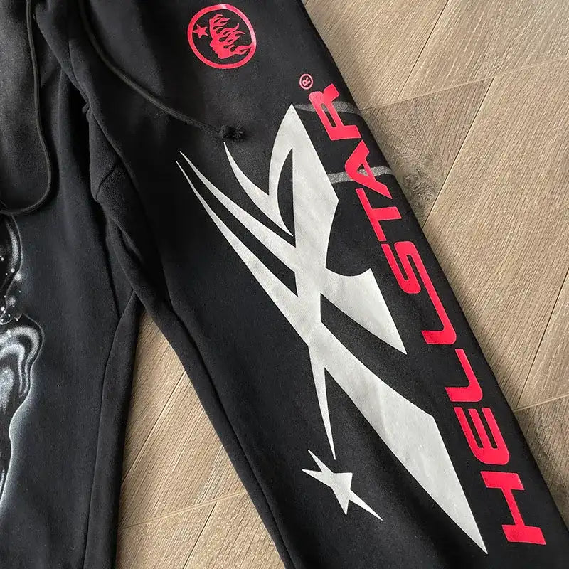 Pantalón Hellstar Airbrushed Skull Flare