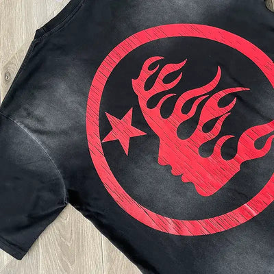 Playera Hellstar Hellstar Beat Us! Black