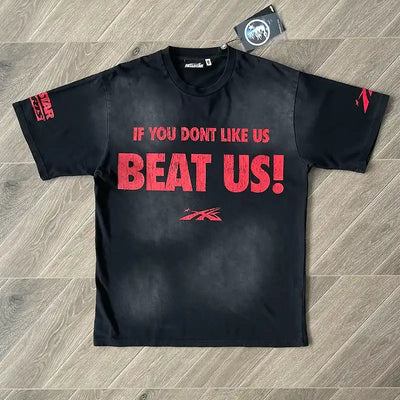 Playera Hellstar Hellstar Beat Us! Black