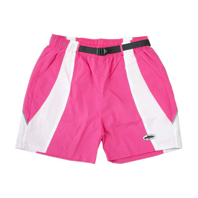Shorts Corteiz Rosa Blanco